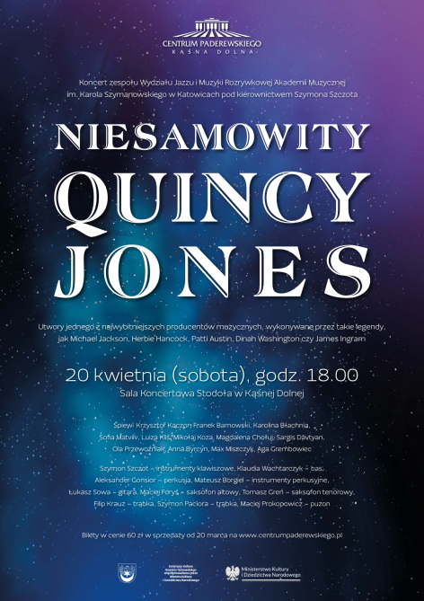 Niesamowity Quincy Jones - afisz