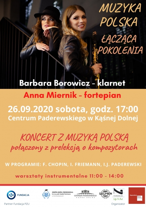 Muzyka polska łącząca pokolenia - plakat