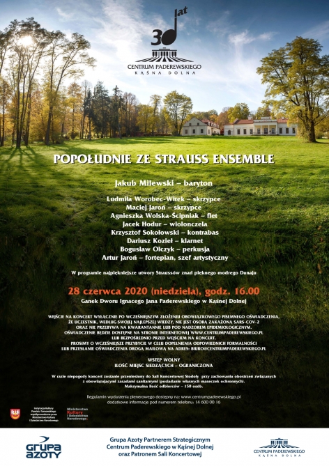 Popołudnie ze Strauss Ensemble - plakat