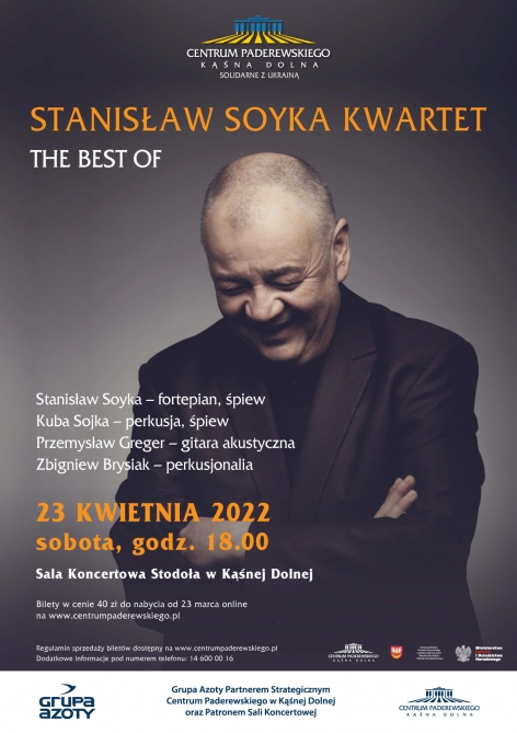 Stanisław Soyka Kwartet - plakat koncertu