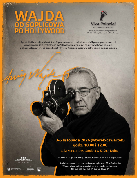 Wajda. Od Soplicowa po Hollywood - plakat spektaklu